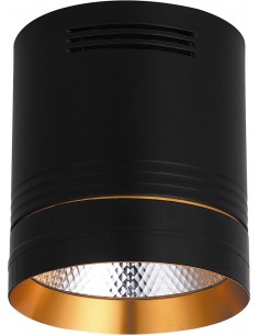 Aplique LED AL521, 20W, 4000K, 35 grados, negro-oro