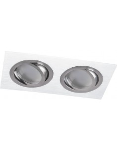 Aro downlight para bombillas GU10 orientable