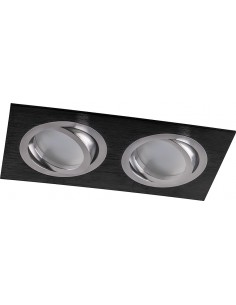 Aro downlight para bombillas GU10 orientable
