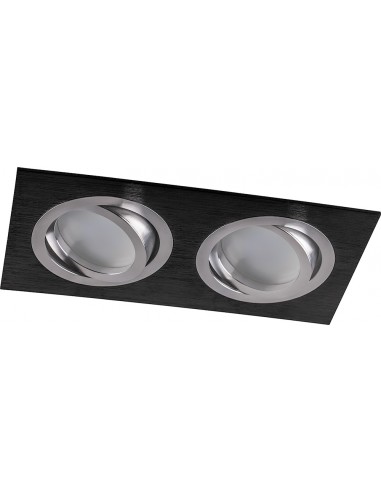 Aro downlight para bombillas GU10 orientable