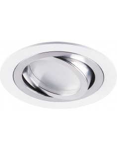 Aro downlight para bombillas GU10 orientable