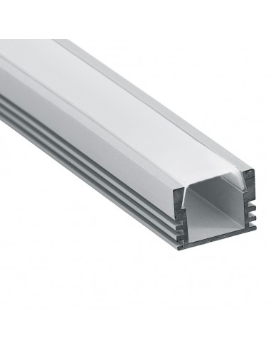 Perfil para tira de LED CAB261 (tendido), color plata