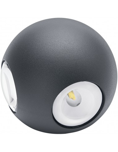 DH102 4*1W, 400Lm, 4000K, negro