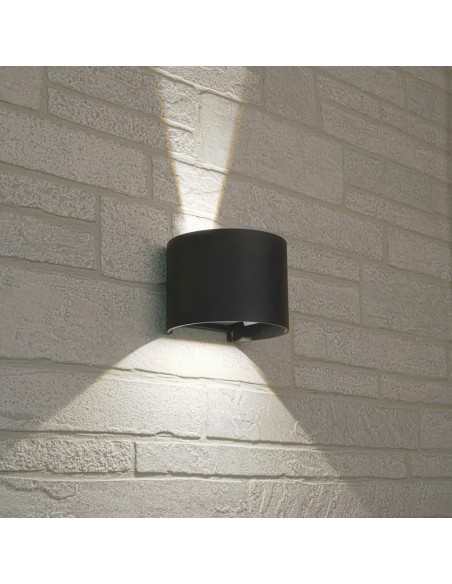 DH013, 2*3W, 450Lm, 4000K, negro