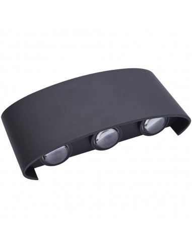 DH101, 6*1W, 450Lm, 4000K, negro