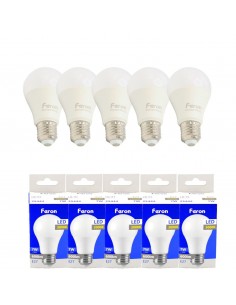 Bombilla Led E27 A60 globo 7w 3000K 2
