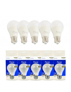Bombilla Led E27 A60 globo 10w 3000K 2