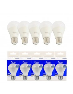 Bombilla Led E27 A60 globo 12w 6400K 2