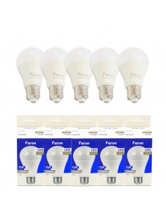 Bombilla Led E27 A60 globo 15w 3000K 2