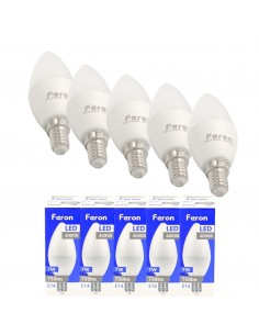 Bombilla Led E14 vela 7w 4000K 2