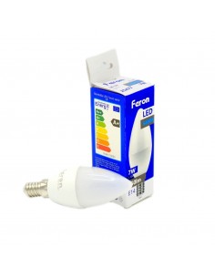 Bombilla Led E14 vela 7w 6400K