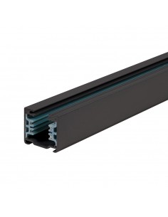 Carril trifasico negro 1 m