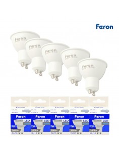 Bombilla dicroica led GU10 7w 6400k 38º 2
