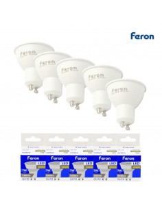 Bombilla dicroica led GU10 7w 3000k 110º 2