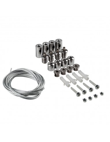 Suspensión LD510 (conector para AL2113), longitud 100 cm, plata