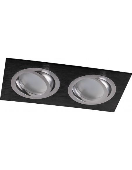 Aro downlight para bombillas GU10 orientable