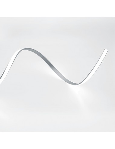 Perfil para tira de LED CAB264 (tendido), color plata