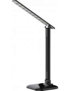 Luminaria de mesa plegable LED FERON DE1725, regulable, 10W, 100-240V, 4000K, 360*150*150 mm, negro