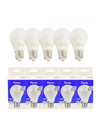 Bombilla Led E27 A60 globo 10w 4000K