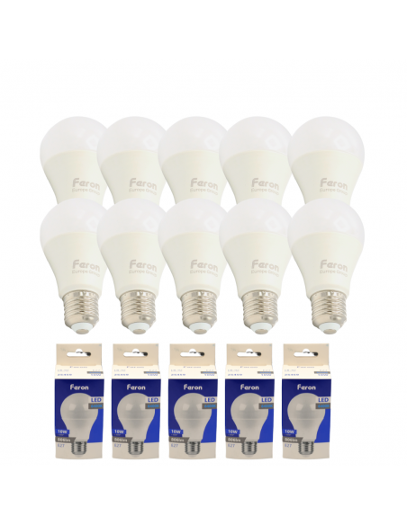 Bombilla Led E27 A60 globo 10w 6400K