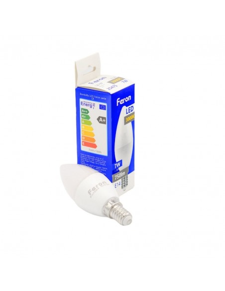 Bombilla Led E14 vela 7w 3000K