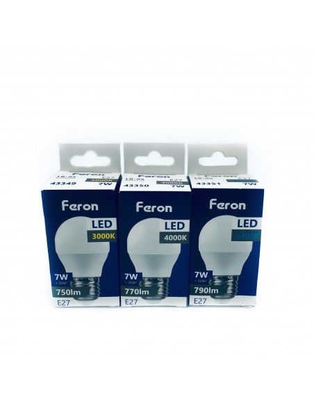 Bombilla LED FERON LB-95, G45, 6400k