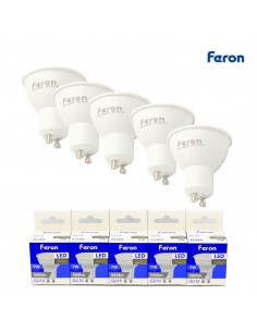 Bombilla dicroica led GU10 7w 3000K 2