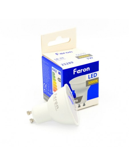 Bombilla dicroica led GU10 7w 3000K