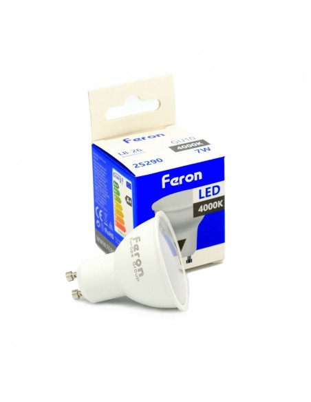 Bombilla dicroica led GU10 7w 4000K