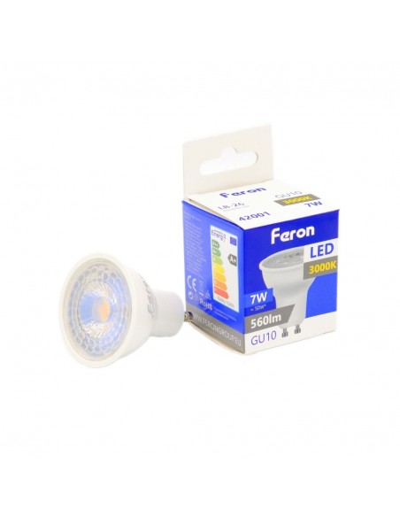 Bombilla dicroica led GU10 7w 3000k 38º