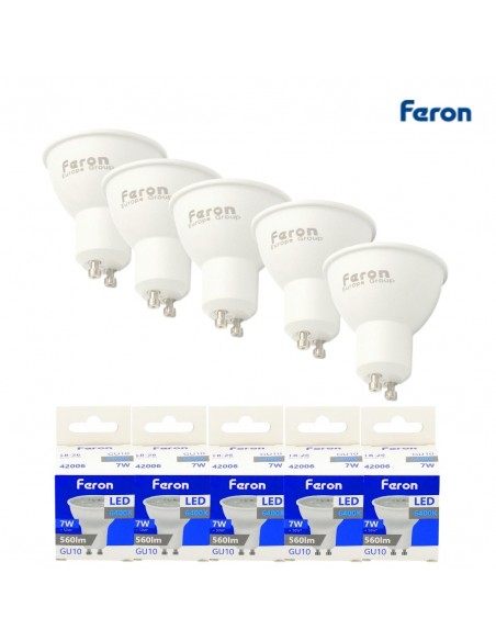 Bombilla dicroica led GU10 7w 6400k 110º